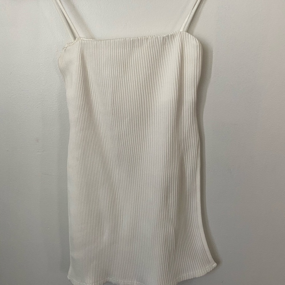 White zara top